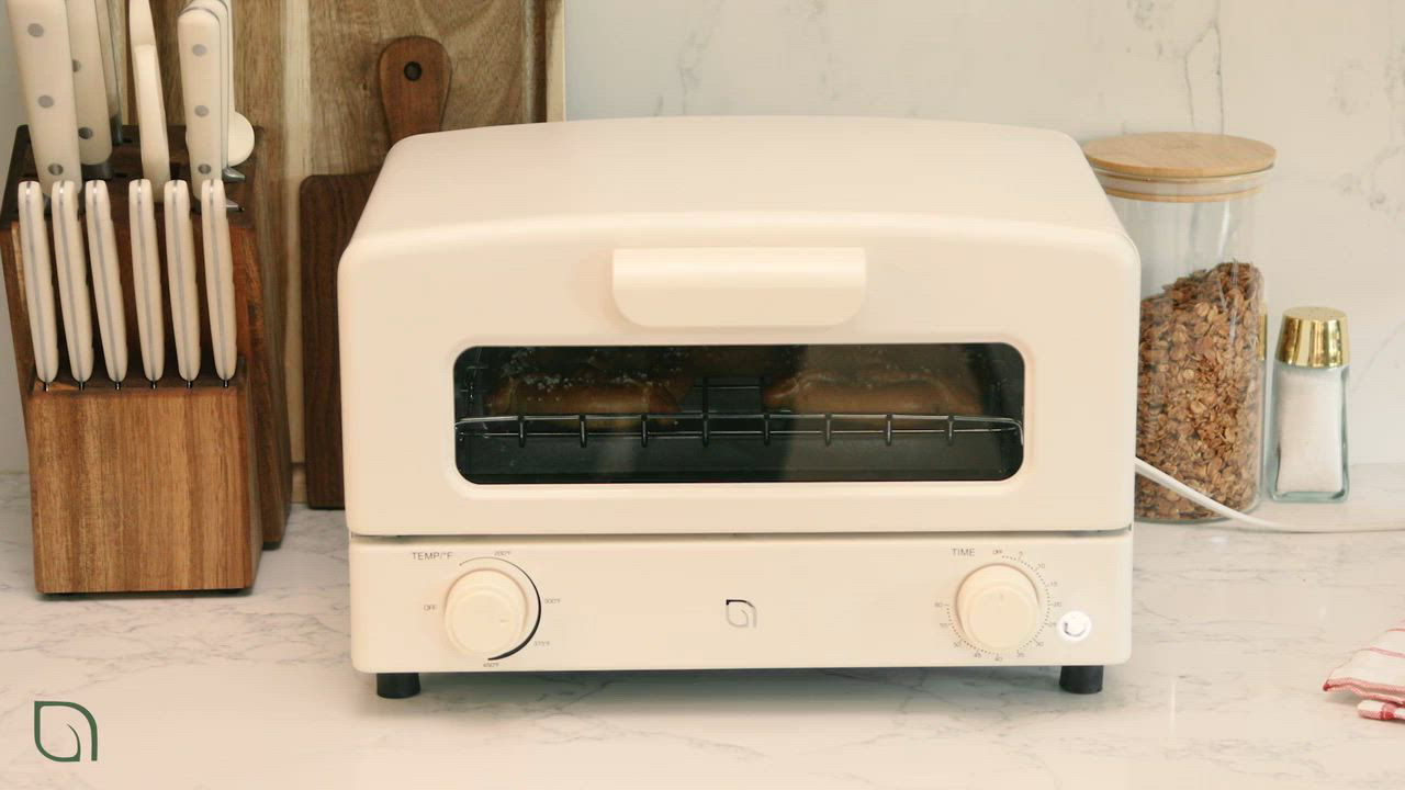 Willow Kitchen Compact Toaster Oven Toasts and Bakes with