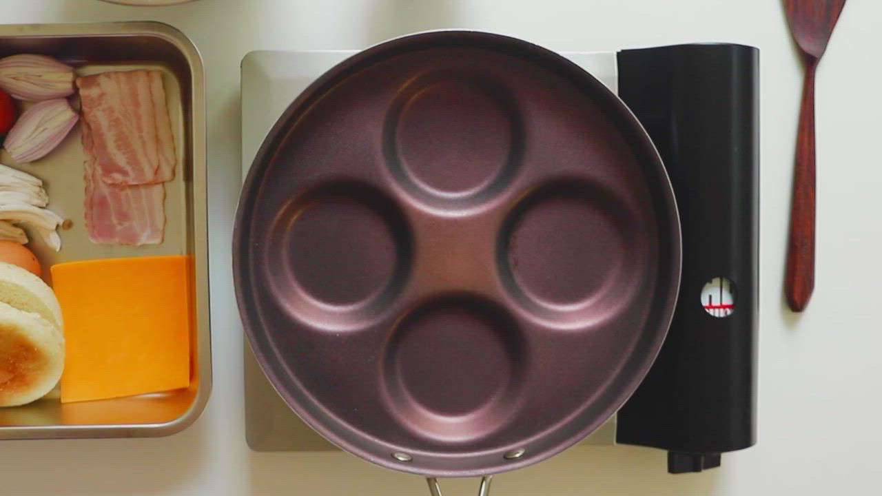 TECHEF - Eggcelente Pan, Swedish Pancake Pan, Plett Pan, Multi Egg