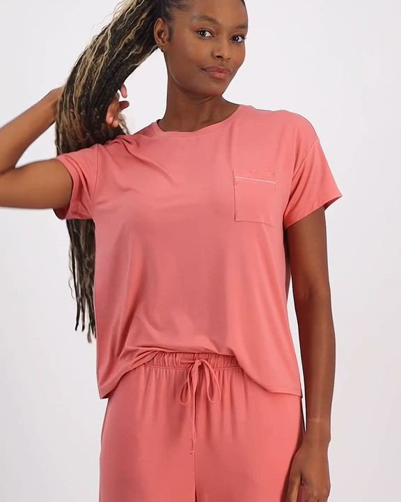 Blue State Of Day 2 Pc Fluid Knit Pajamas Set 100189787Ms Canton M Sz M State of Day Women main image 4