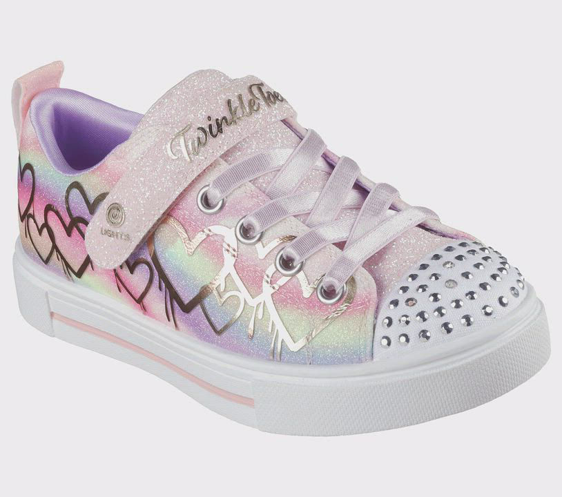 K♡ Skechers Little Girls Twinkle Toes: Twinkle Sparks - Ombre