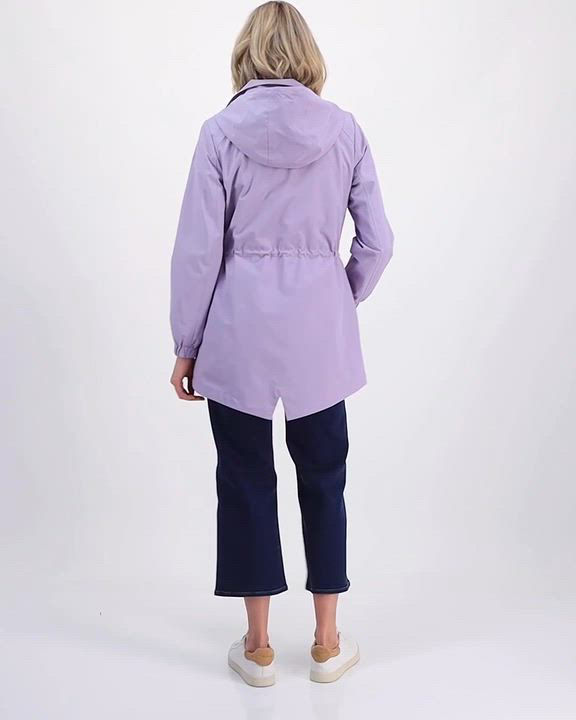 London Fog Women's Water-Resistant Hooded Anorak Coat - Macy's