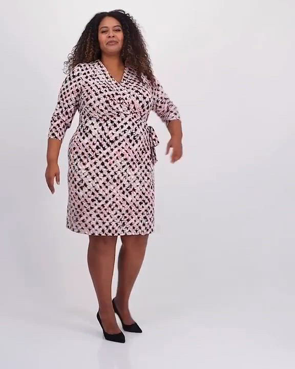 pink mother of the bride dresses knee length DreamDress By PMN Camilla Chic Luxury A-Line Midi Mother Of The Bride Dress Illusion Floral Embellishment Short Sleeves Knee Length