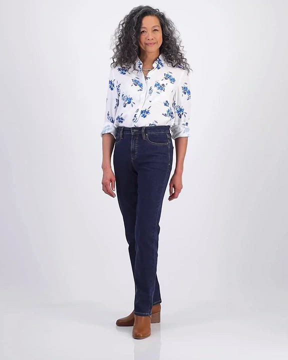売れ筋商品|||スタイルアンドコー カットソー トップス レディース Women's Printed Button-Front Perfect Shirt, Exclusively at Macy's Blue Floral Style & Co Women's Printed Button-Front Perfect Shirt