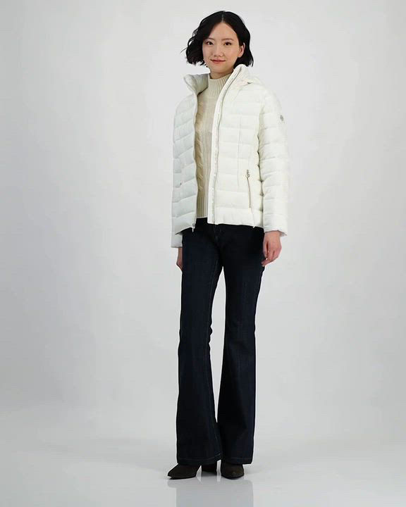 cocoページ Michael Kors Women's Hooded Zip Packable Puffer Coat - Macy's