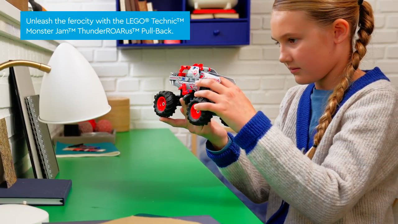 LEGO® Technic Monster Jam ThunderROARus Pull-Back Monster Truck