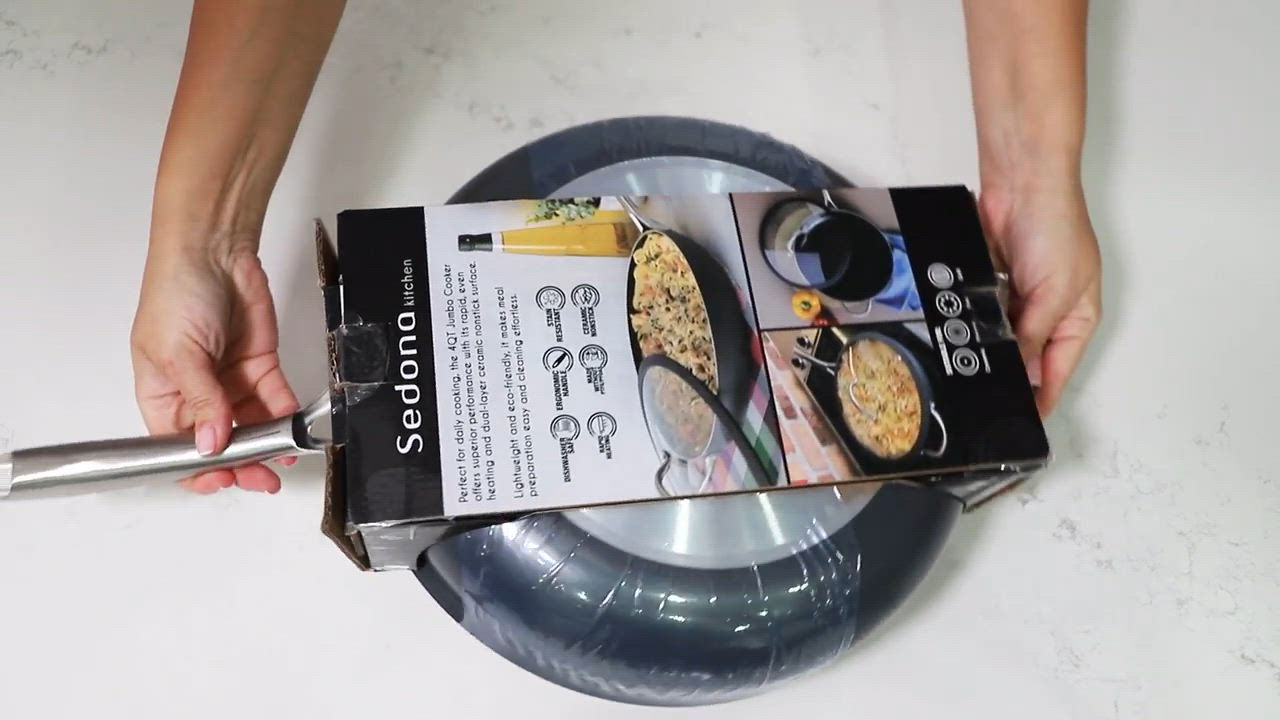 Sedona Kitchen Aluminum Nonstick 4-Qt Jumbo Cooker - Macy's