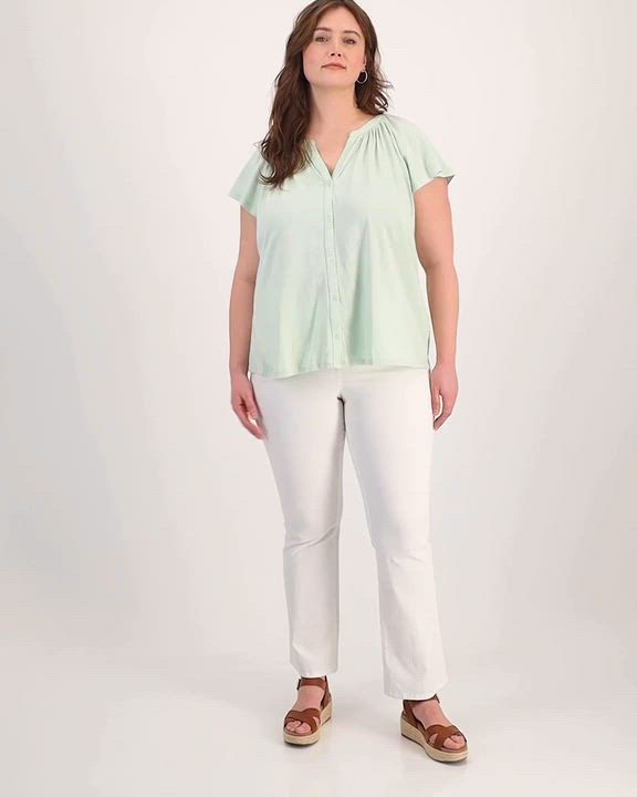 売れ筋商品|||スタイルアンドコー カットソー トップス レディース Plus Size Printed Flutter-Sleeve Top, Exclusively at Macy's Floating Mint Style & Co Plus Size Printed Flutter-Sleeve Top, Created for