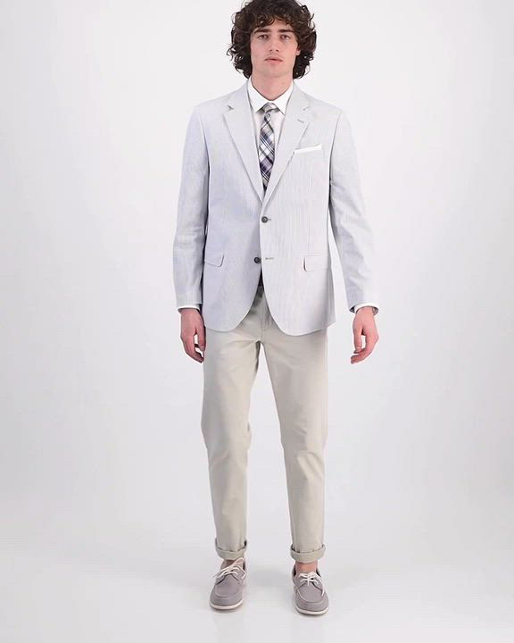 Nautica Men's Modern-Fit Seersucker Sport Coats - Macy's