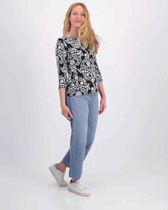 売れ筋商品|||スタイルアンドコー カットソー トップス レディース Women's Pima Cotton Button-Shoulder Top, Exclusively at Macy's Industrial Blue Style & Co Women's Pima Cotton Button-Shoulder Top