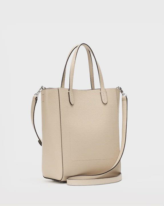 Lauren Ralph Lauren Pebbled Leather Small Cameryn Tote Bag