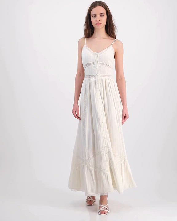 chinese dress ladies Killing Kisses Lace Maiden Dress [Ivory] main image 1