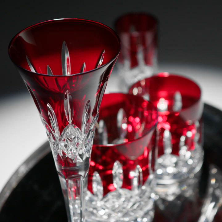 Waterford Lismore Red Double Old-Fashioned Glass, Set of 2 - Macy's