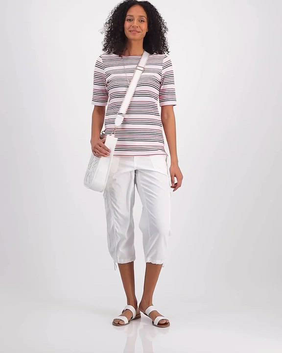 売れ筋商品|||スタイルアンドコー カットソー トップス レディース Plus Size Striped Flutter-Sleeve Top, Exclusively at Macy's Bold Stripe White Style & Co Plus Size Striped Flutter-Sleeve Top, Exclusively