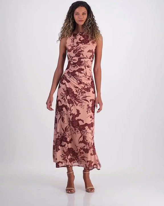 dress lavern midi brown product info and reviews Vestido Midi Anna Lace - Caf