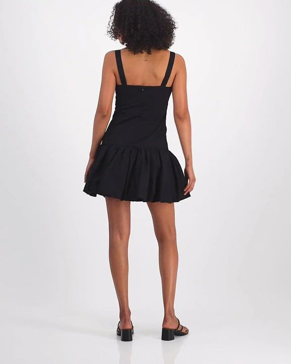 a line bubble dress Off-the-shoulder A-line Prom Dresses With Slit Sparkly Evening Gowns US6 / Navy Blue main image 0