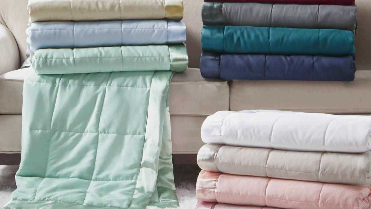 Hypoallergenic Madison Park Windom Microfiber Blanket Madison Park