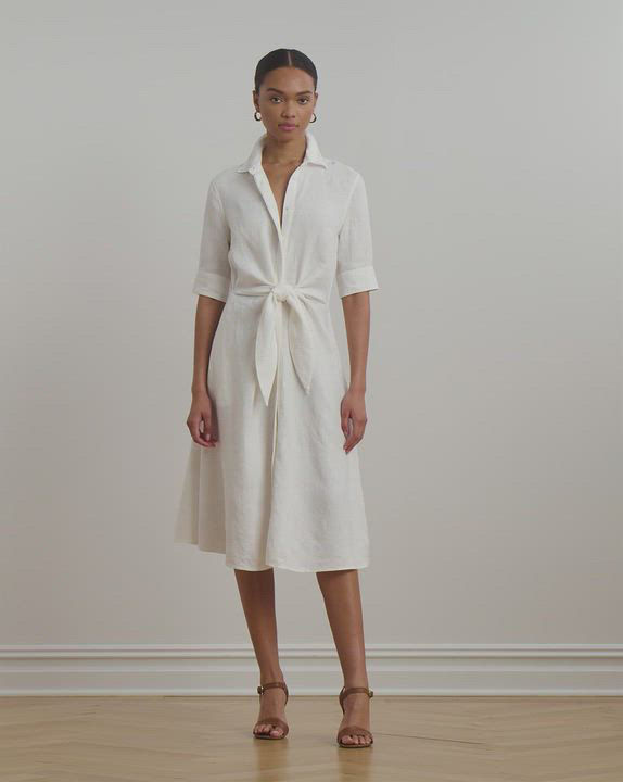 sachin and babi light blue dress Lauren Ralph Lauren Women's Point Collar Shirt-Dress