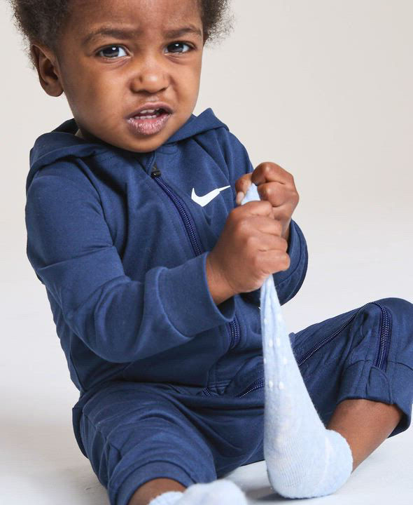 Nike Baby Boys' Hooded Long-Sleeve Coverall - Macy's