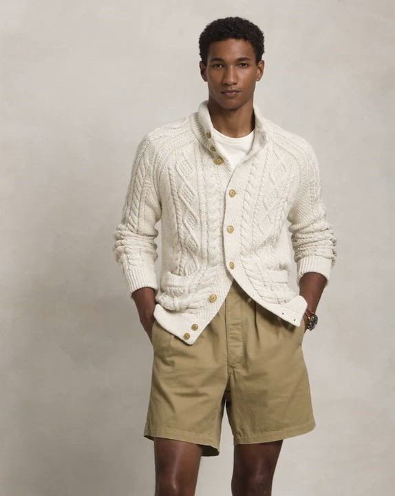 Polo Ralph Lauren Men's Cable-Knit Cotton Cardigan - Macy's