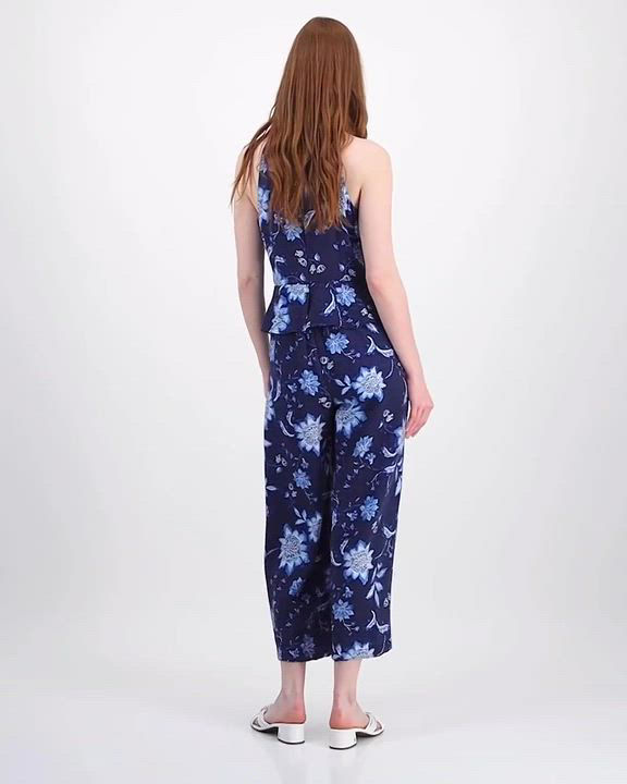 売れ筋商品|||トミー ヒルフィガー カットソー トップス レディース Women's Floral-Print Sleeveless Peplum Halter Top Coralie Multi Tommy Hilfiger Women's Floral-Print Sleeveless Peplum Halter