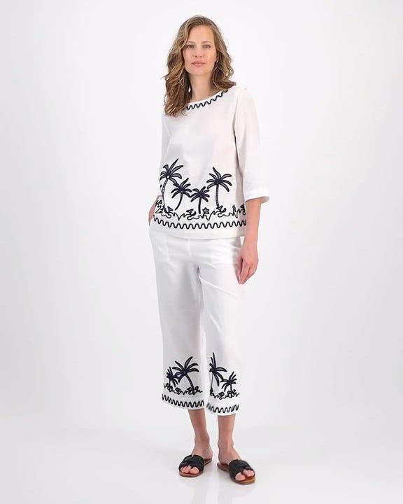 トップス maa SLEEVELESS_TOP_FLARE_TROUSER_B