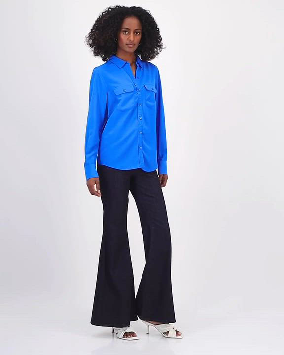 トップス imc I.N.C. International Concepts Women's Side-Knot Surplice Top