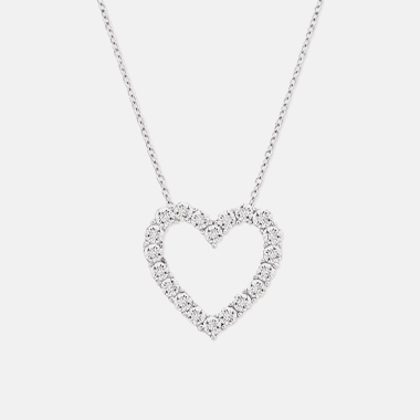 Tiffany & Co. Sterling Silver 16 Heart Tag Toggle Necklace - Ruby Lane