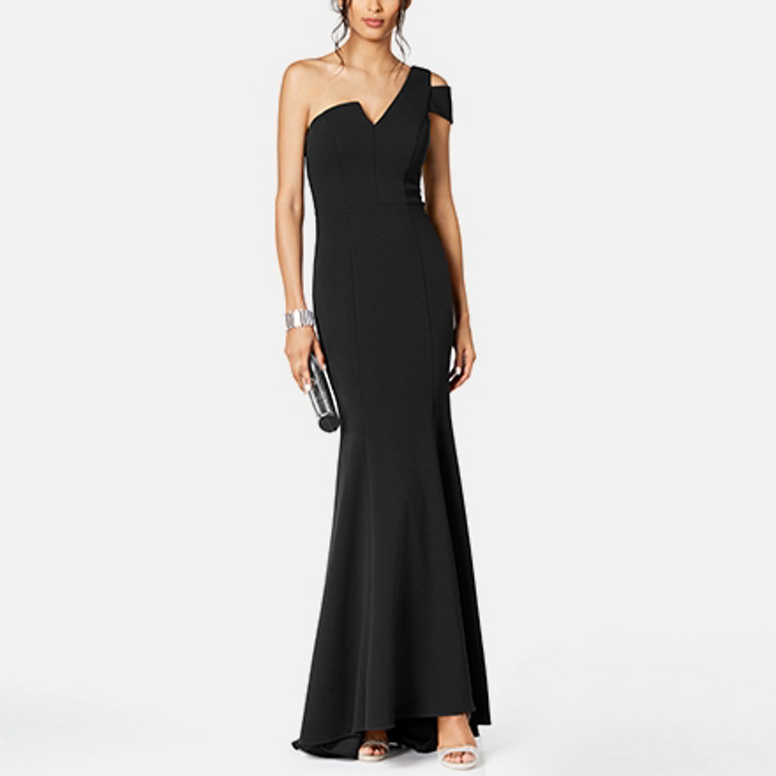 B & Adam Strapless Tuxedo Gown - Macy's