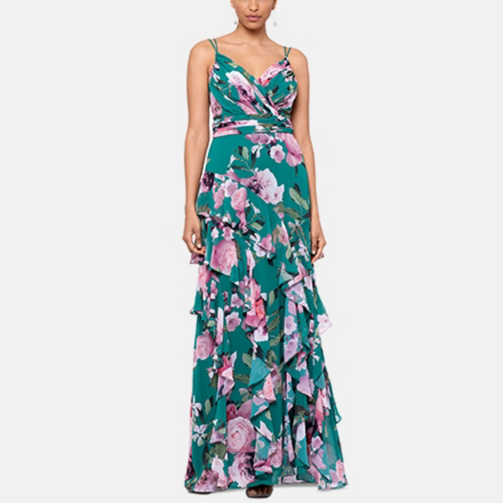 Macys long dresses with on sale sleeves