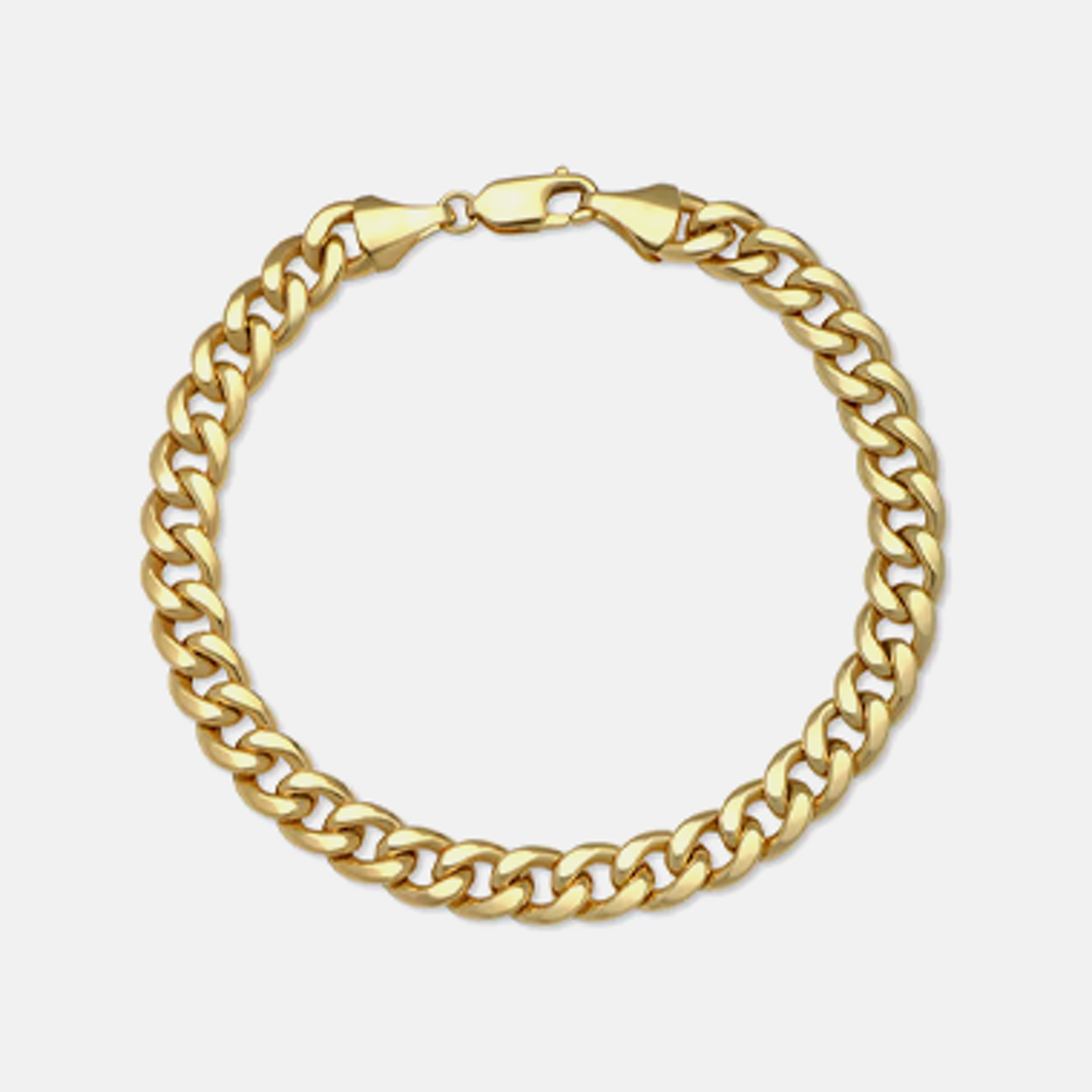 Macy's 22 Men's Curb Chain Necklace (7mm) in Solid 14k Gold - Macy's