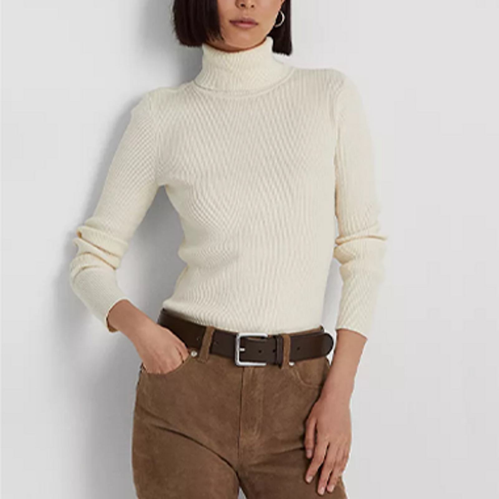 Alfani Plus Size Turtleneck Side Snap Knit Poncho Only At Macys