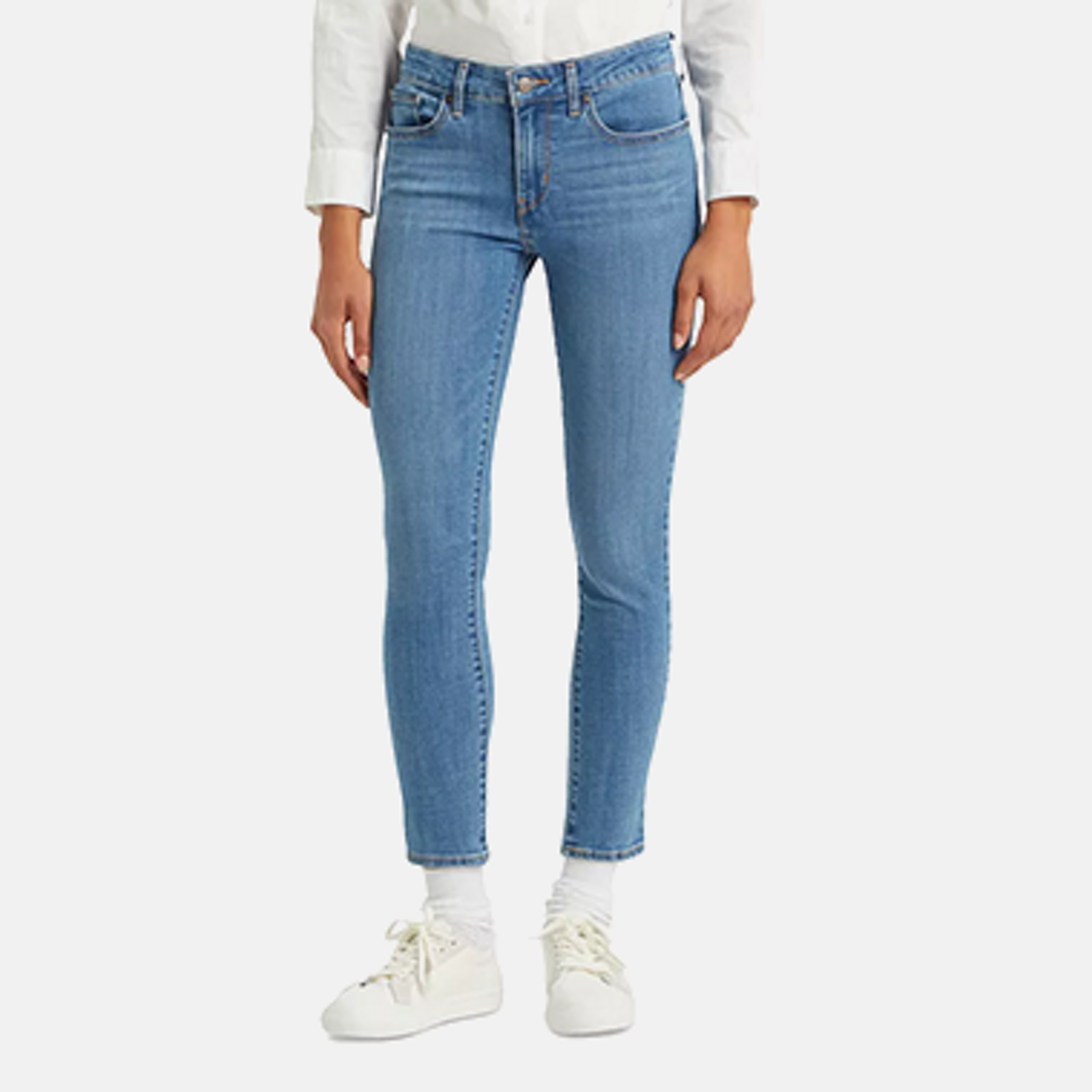 Levi's Women's 711 Mid Rise Stretch Skinny Jeans - Macy's