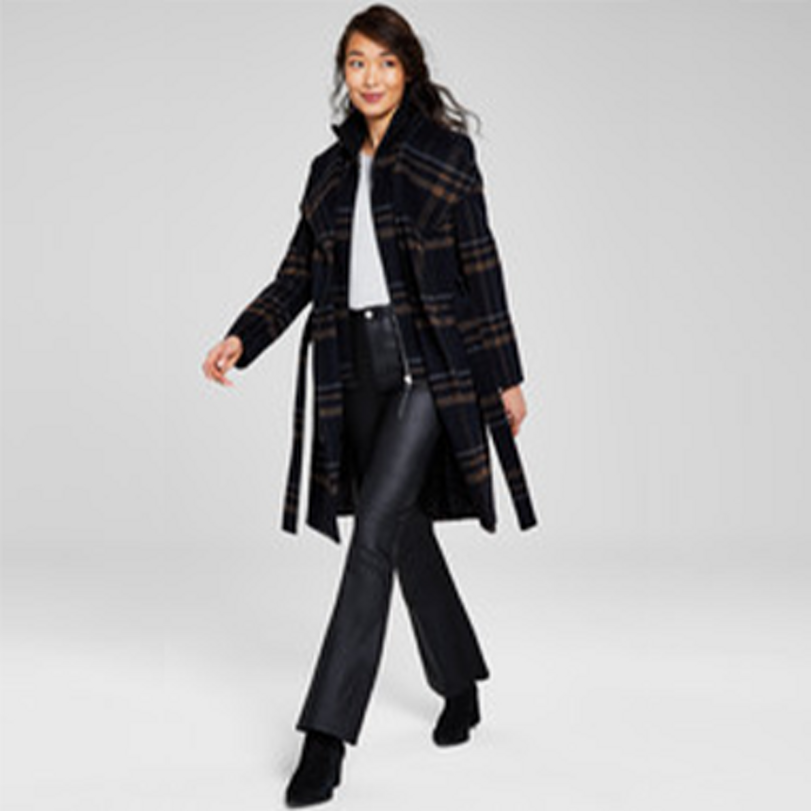 Steve madden ruffle on sale coat