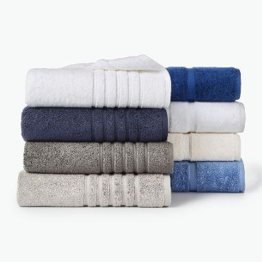 Premium, Luxury Hotel & Spa, Turkish Towel 100% Cotton 6-Piece Towel Set for Maximum Softness and Absorbency by American Veteran Towel (Snow White)