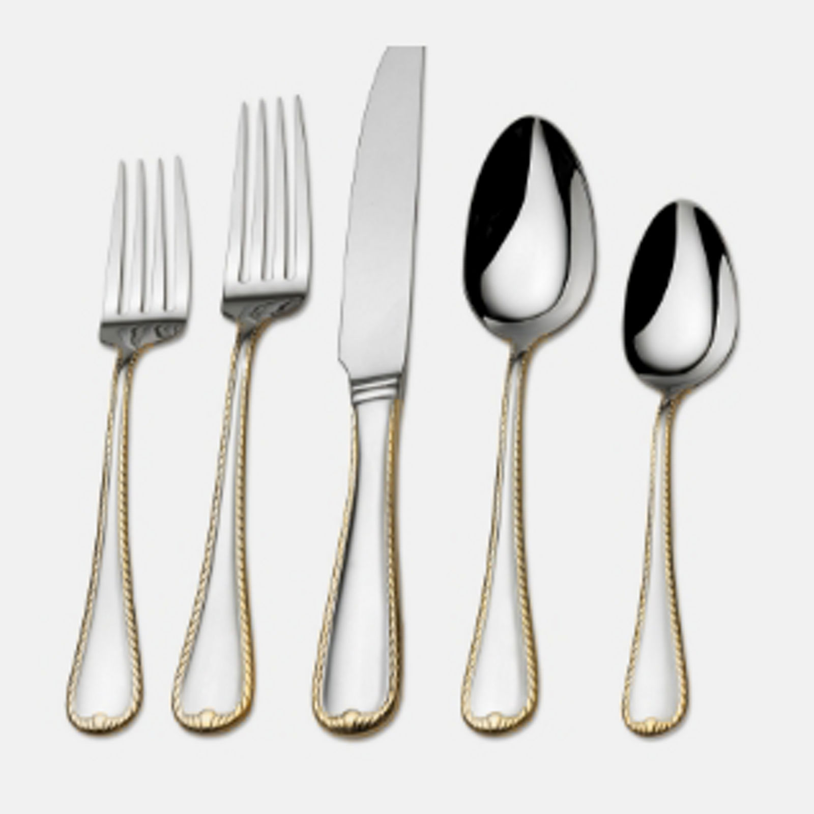 HAMPTON SIGNATURE 20-Piece Alessi 18/0 Stainless Steel Flatware