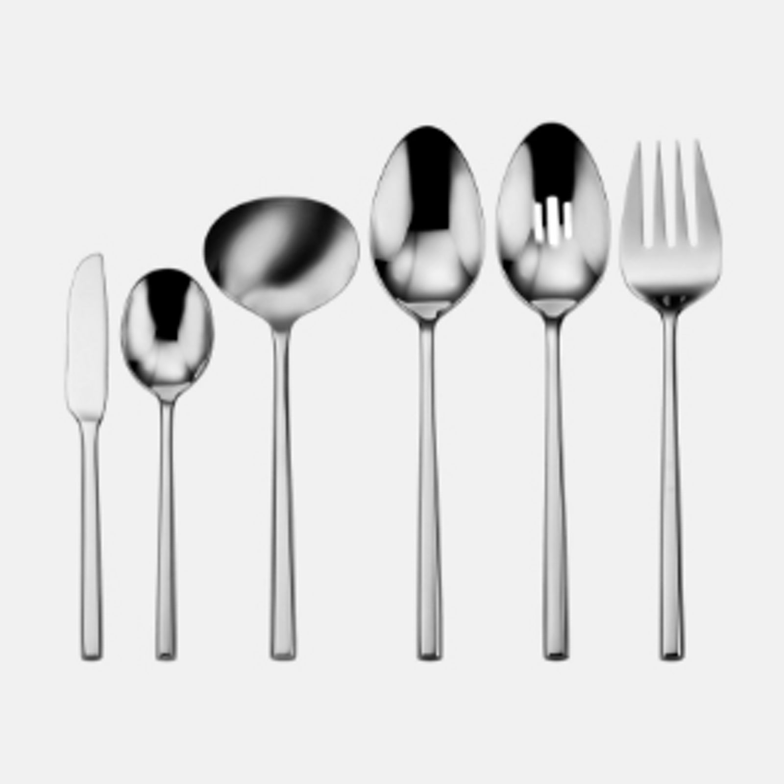 Knork Black Plastic Large Serving Spoon 6 Piece