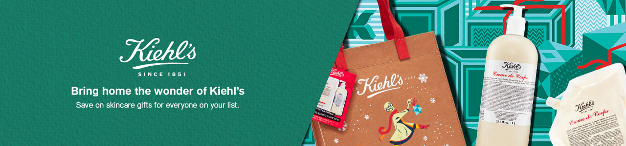 Kiehl’s, Since 1851, Bring home the wonder of Kiehl’s, Save on skincare gifts for everyone on your list