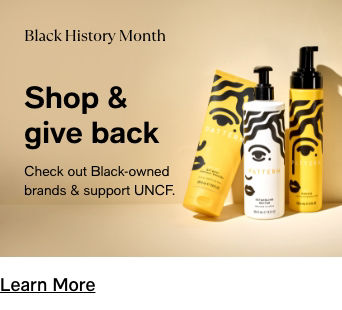 Black History Month Shop and give back check out black owned brands and support UNCF