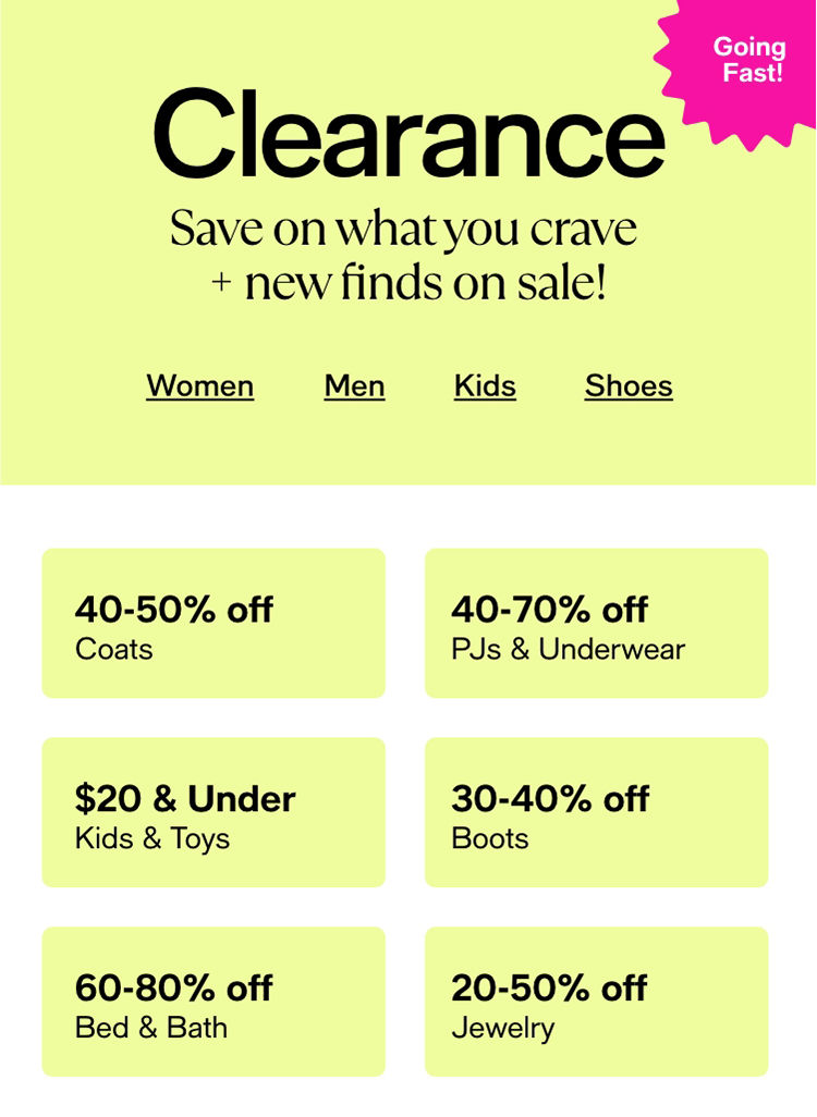 Macy's: 40-50% off clearance + extra 20% off! Shop now & save big.