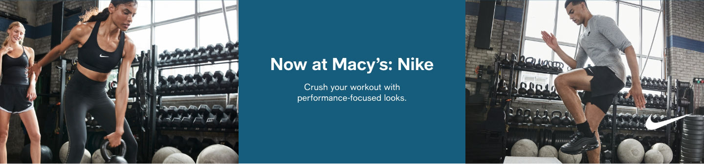 Now at Macy's: Nike Crush your workout with performance-focused looks