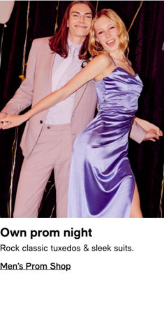 Own Prom night Rock Classic Tuxedos & Sleek Suits Men's Prom Shop