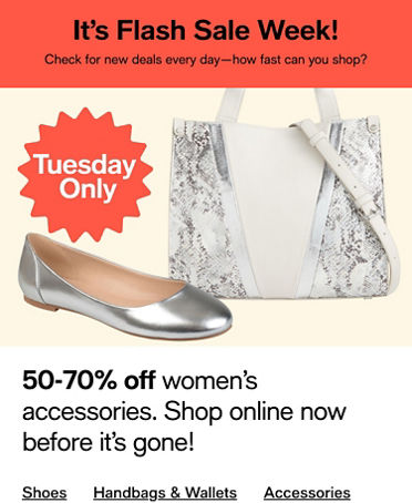 Macy's flash sale shoes deals