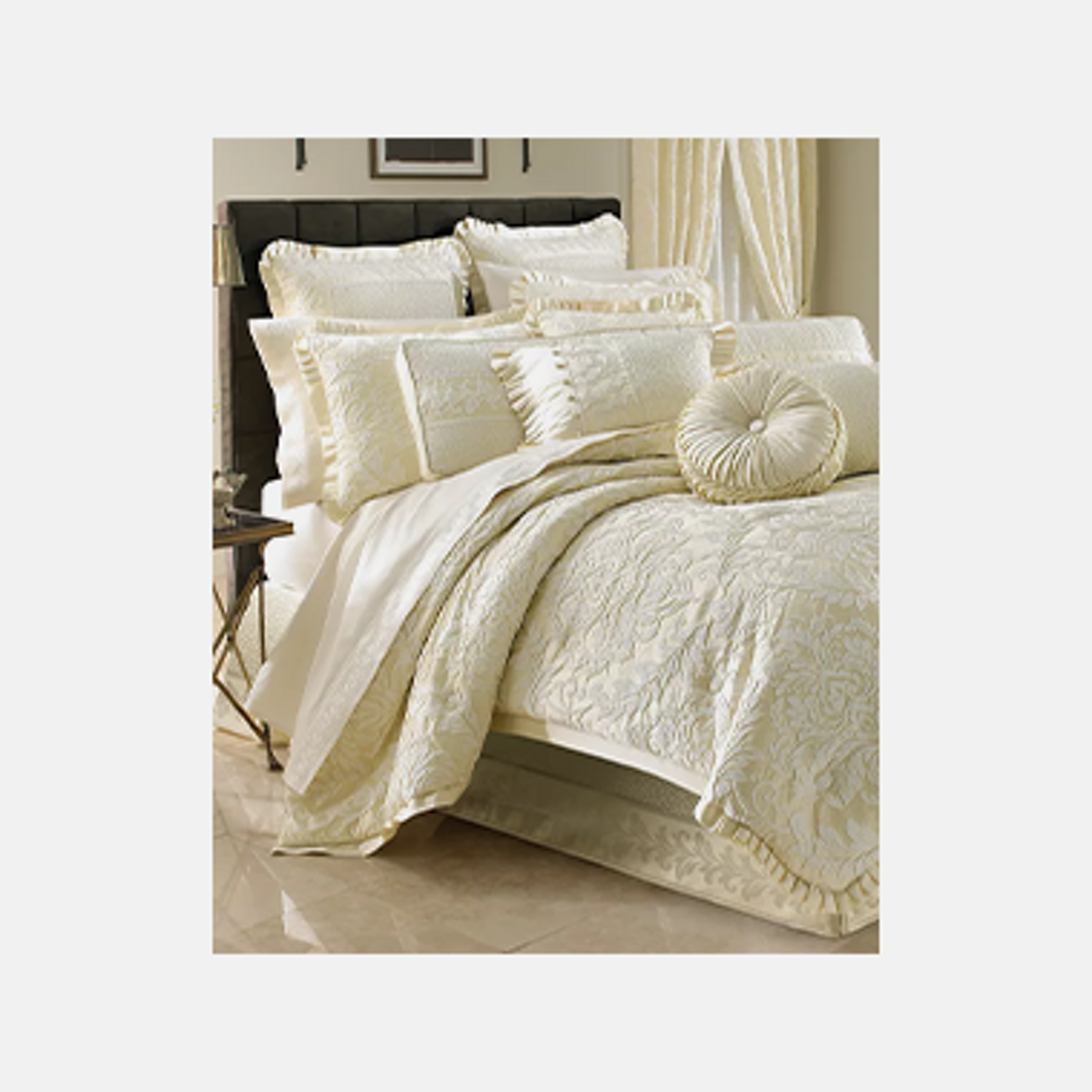 Nautica Point Harbor Navy Embossed Reversible Mini Comforter Set