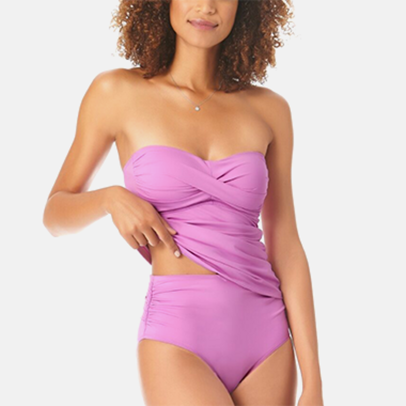 SEAFORM Womens Two Piece Swimsuits Wrap Front Bikini High Waisted Bottom  Tummy Control Bathing Suits Vintage Print Swimwear : : Clothing