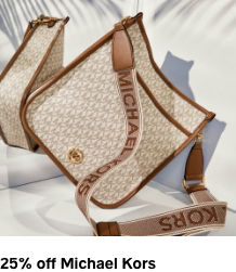 25 off Michael Kors