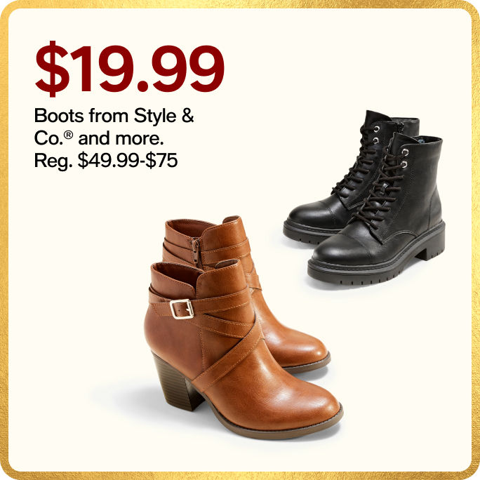 Macy's black friday sale boots best sale