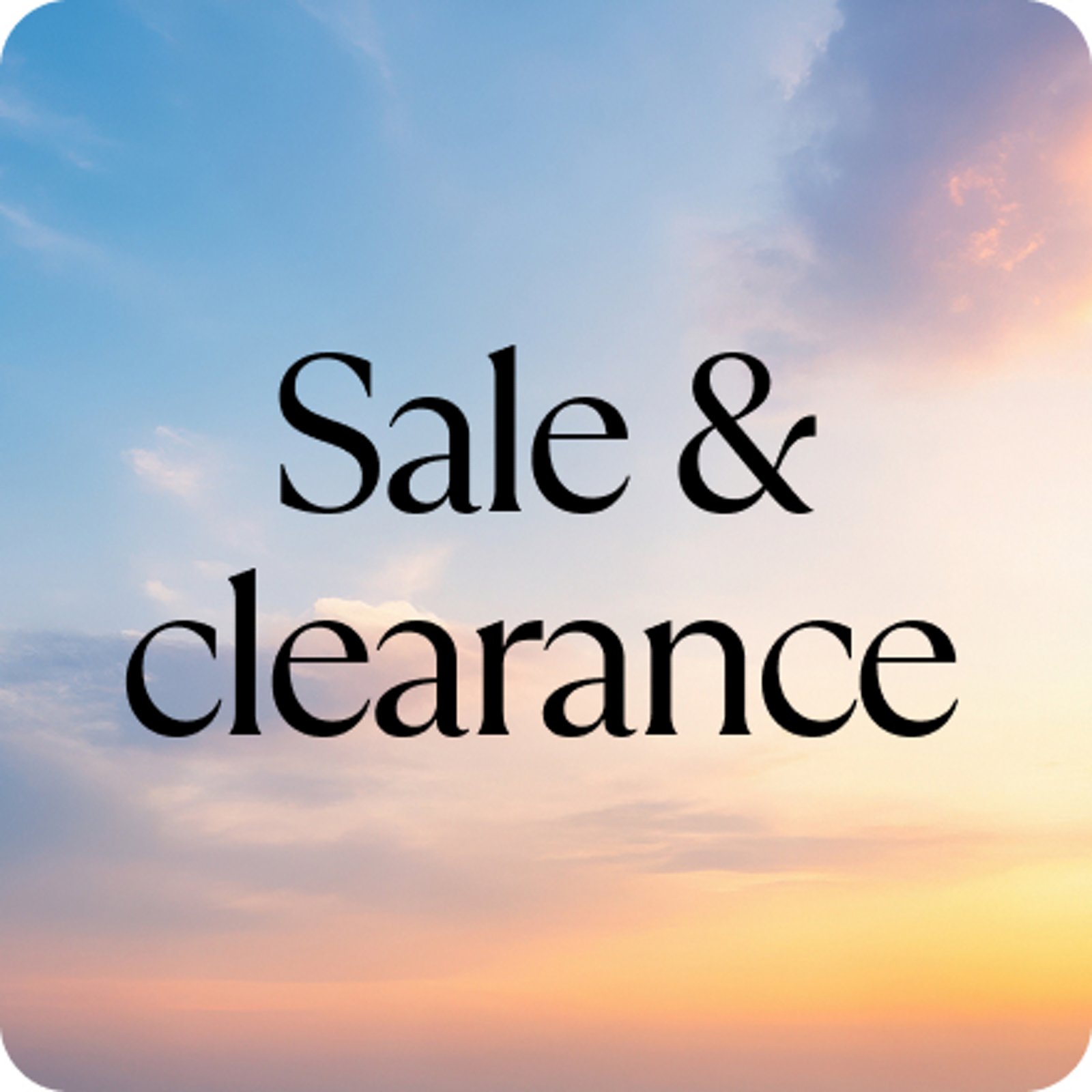 Sale & Clearance