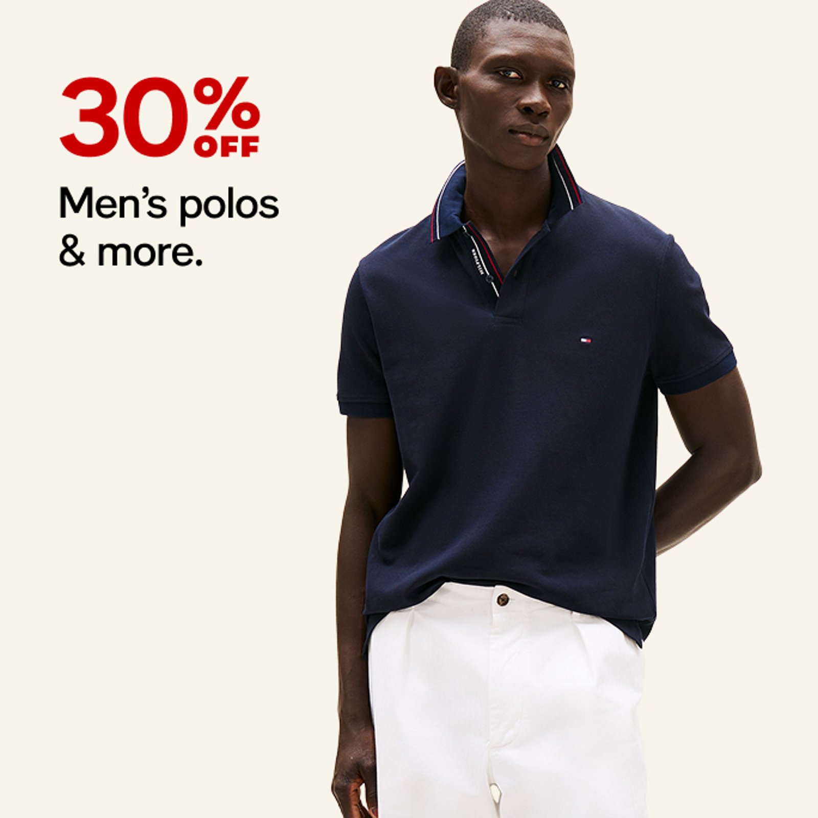 30% off Polos & More