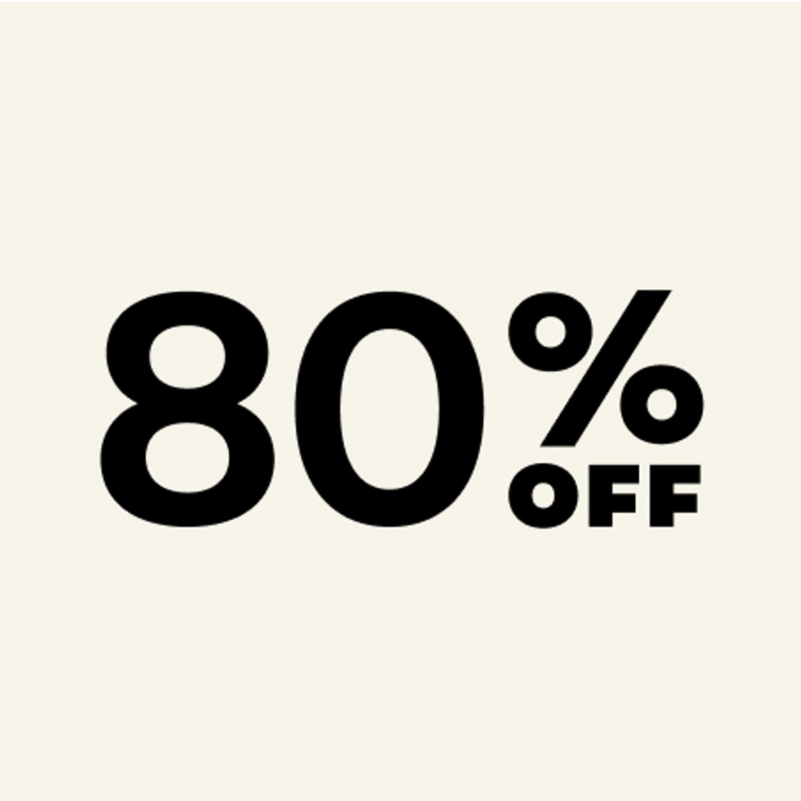 80% OFF