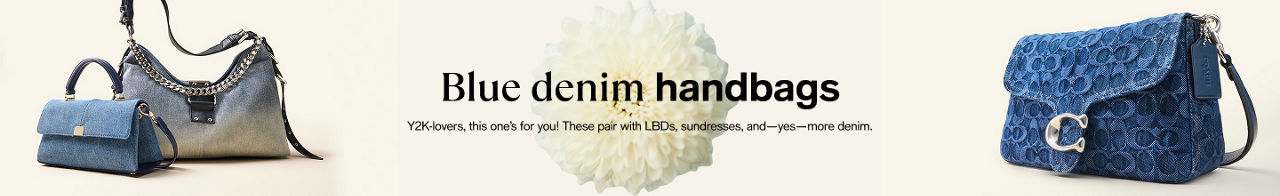 Blue Denim Handbags
